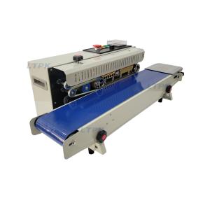 FR-770 Left to Right Feed Continuous Band Sealer r With Embossing Printing