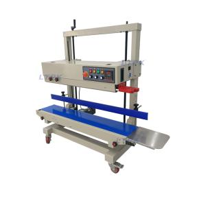 LT-FR1200V Continuous Vertical Adjustable Height Ink Roller Printing Band Heat Large Bag Sealing Machine