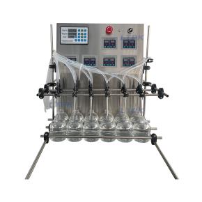GFK-280-12 Digital Control PET Glass Bottle Olive Oil Water Liquid Filling Machine with Diaphragm Pump