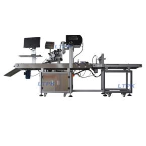 LT-T505A Automatic Flat Surface Cache Printing Labeling Machine for Scratch Cards  Paper Box Plastic Box Labeler