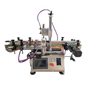 LT-DCP440 Semi-Auto Bottle Capping Machine for Snap-On Lids, Customizable Press Head & Adjustable Speed