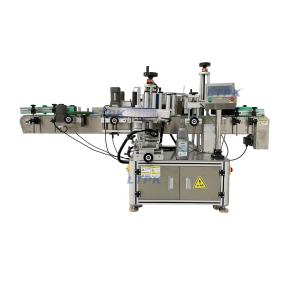 LT-703 Automatic Double Side Labeling Machine Oil Bottle Shampoo Shower Gel Flat Bottle Labeling Machine