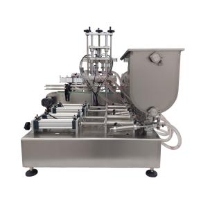 LT-MPF4C Desktop Automatic Four Head Paste Filling Machine With Conveyor Belt for Food Drink Liquid Filling Machine