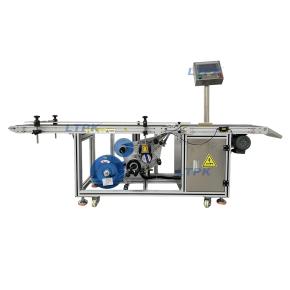 LT-T412  Automatic Bottom Flat Label Applicator | Customizable Flat Labeling Machine for Small Packages & Cards