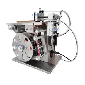 LT-FL10 Desktop Semi Automatic Pneumatic Flat Labeling Machine for Box Bag Plane Surface Sticker Label Applicator