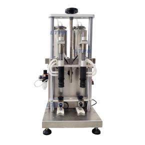 LT-VPF2 Benchtop Pneumatic Liquid Vacuum Dispenser Bottle Filler 2 Heads Perfume Filling Machine