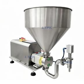 LT-900 Semi Automatic Rotor Pump Filling Machine 5-5000ml for Honey Jam Sauce Paste Cream