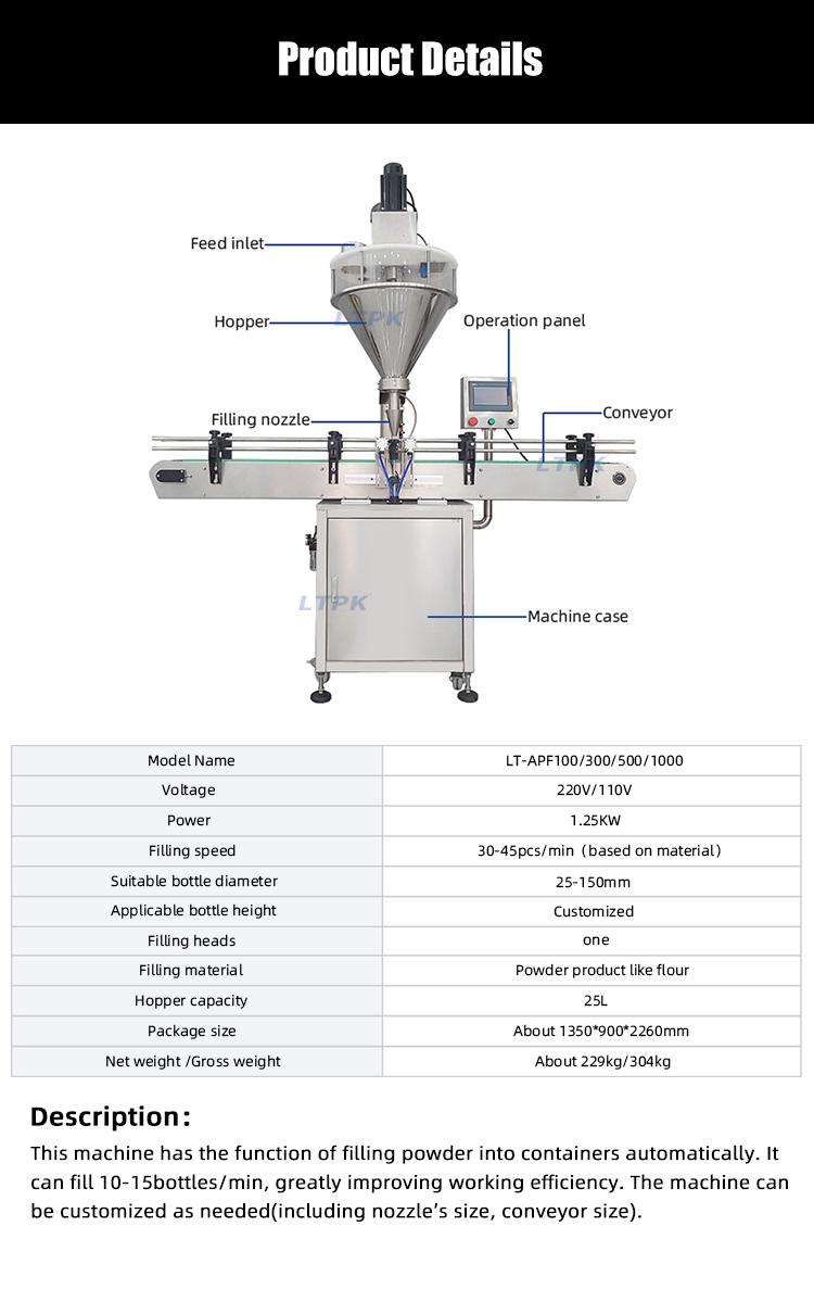 Detergent Powder Filling Packing Machine Auto Spice Powder Automatic Plastic Bottle Filling Machine Production line.jpg