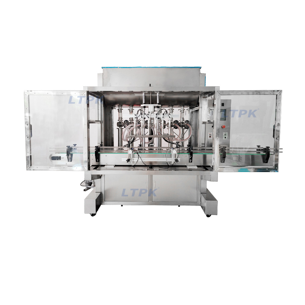 Automatic 2468 Nozzles Servo Piston Hot Sauce Honey Paste Peanut Butter Bottle Filling Machine.jpg