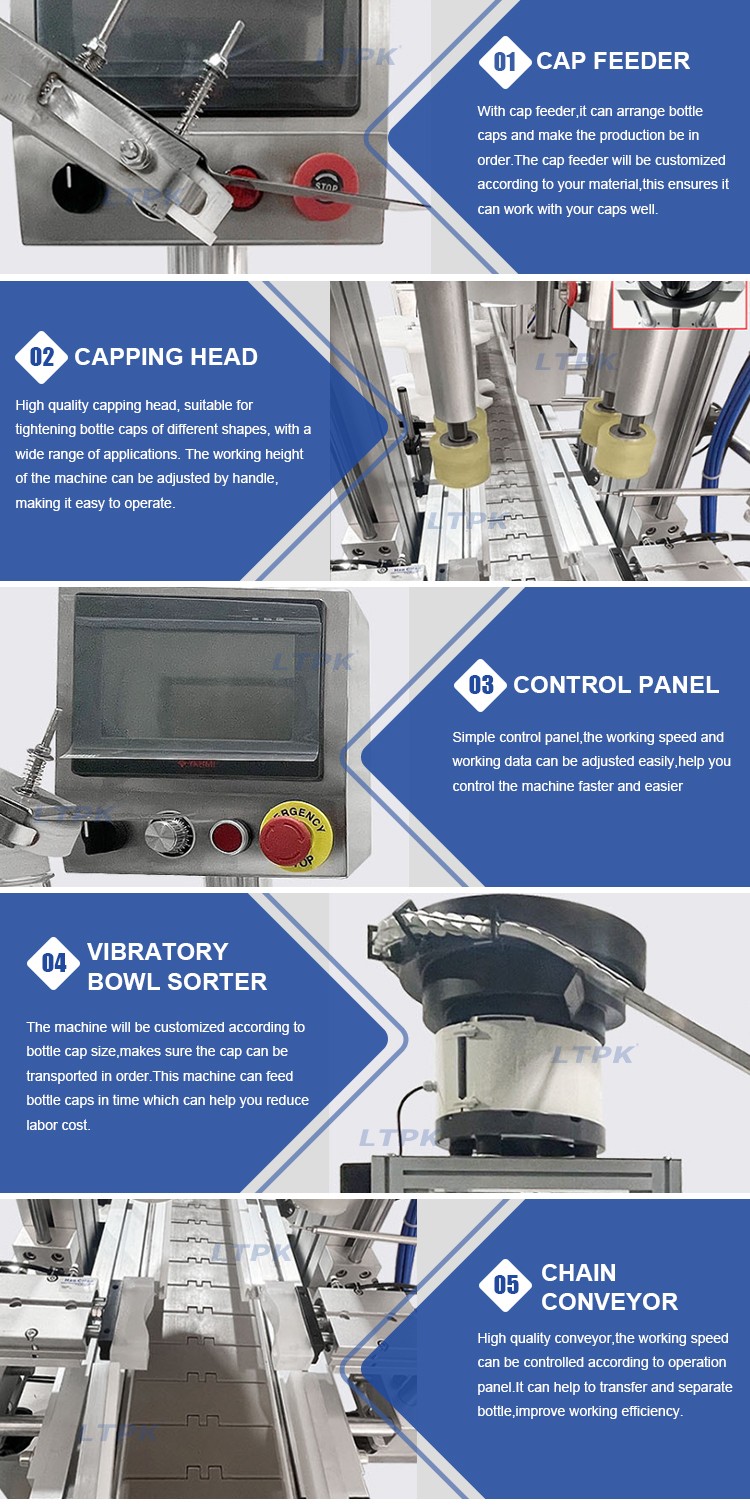 LTPK Automatic Screw Capping Glass Plastic Bottle Cap Sealing Machine manufacture machines.jpg