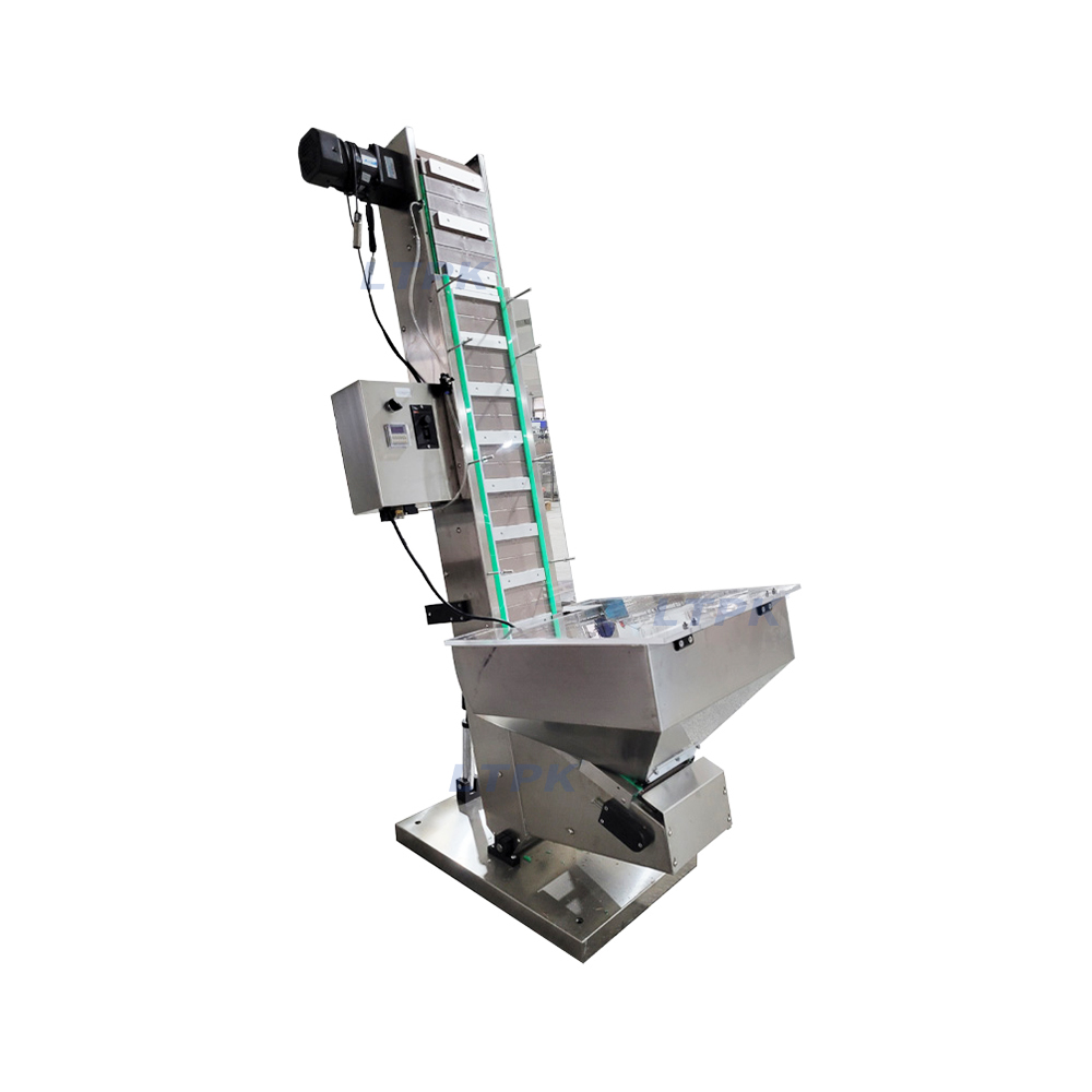 Full automatic cap feeding cap elevator and chute.jpg